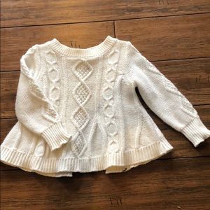 Oshkosh white sweater